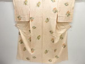 花籠模様単衣小紋着物